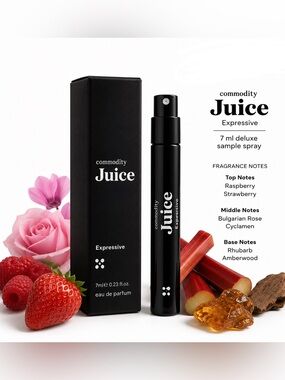 Commodity Juice Expressive Eau de Parfum 7ml Deluxe Sample Spray NIB Unisex